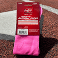 thumbnail image 5 of Rawlings Adult Over-The-Calf Baseball Socks - Large - Pink, 5 of 5
