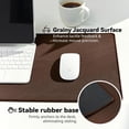 thumbnail image 4 of Large Gaming Mouse Pad with Durable Stitched Edges Rubber Base Big Computer Keyboard Mouse Mat Desk Pad for Home Office Gaming Work cm xcm x.cm, 4 of 7