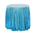 thumbnail image 1 of TIELUTT Round Sequin Tablecloth47.2" Glitter Sequin Sequin Fabric Tablecloth Fabric Tablecloth round Linen Tablecloths Rectangular Table Cloth round Disposable Tablecloth Christmas Disposable Table R, 1 of 5
