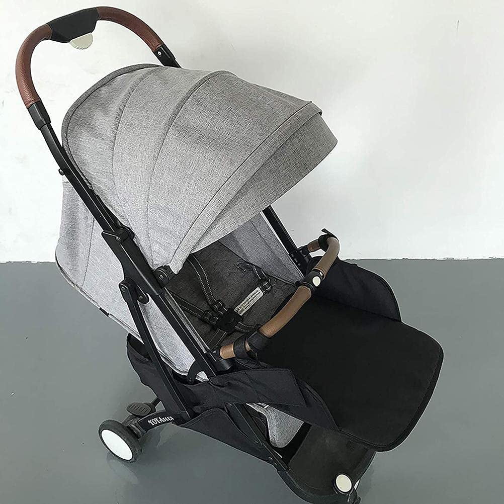 Liho Stroller Footrest, Baby Stroller Extension Footrest, Removable and Adjustable Stroller Foot Support (Black) A605