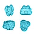 thumbnail image 1 of Cute Fuuny Cake Pastry/Cookie/Fondant Stamper Leaves Cookie Plunger Cutters, 1 of 1