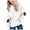 Ghood248-White, variant on xaweyi Girls Comfort Warm Long Sleeve Hooded Sweatshirt Fashion Halloween Printed Tops for Daily Outdoor Wear Size 11-12 Years