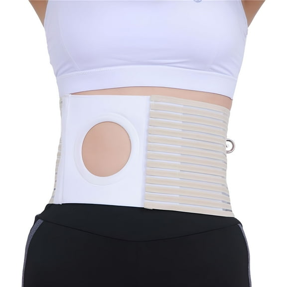 XIRQI Ostomy Belt Colostomy Belt Breathable for Colostomy Bags Support Stoma Belt Medical Waist Support Compression Support,M 95CMx16CM