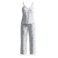 thumbnail image 1 of Pijama Secret Treasures para Dama Set Playera sin Manga con Pantalón Azul Talla EG 2 Piezas, 1 of 4
