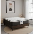 thumbnail image 2 of Colchon King Size Restonic Ortopedico MoonCare + Box Tapiz Tela Cafe + 2 Almohadas Standart, 2 of 5