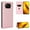 Pink, variant on For Xiaomi Poco X3 NFC Carbon Fiber Texture Horizontal Flip TPU + PC + PU Leather Case with Card