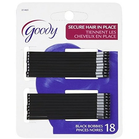 Goody Goody Styling Essentials Bobby Pins Black 3 Inches 18