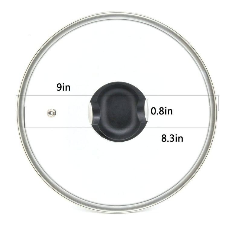 9 in Tempered Glass Lid Replacement fits Instant Pot 5/6 Quart Pressure  Cooker