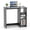Black, variant on Costway 31.5" Computer Desk for Small Space Simple Style Workstation Desk with with Shelves White