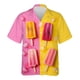 thumbnail image 2 of Camisa hawaiana con estampado de helados de frutas para hombre, blusas con estampado 3D, camisas hawaianas casuales de manga corta para vacaciones unisex, 2 of 5