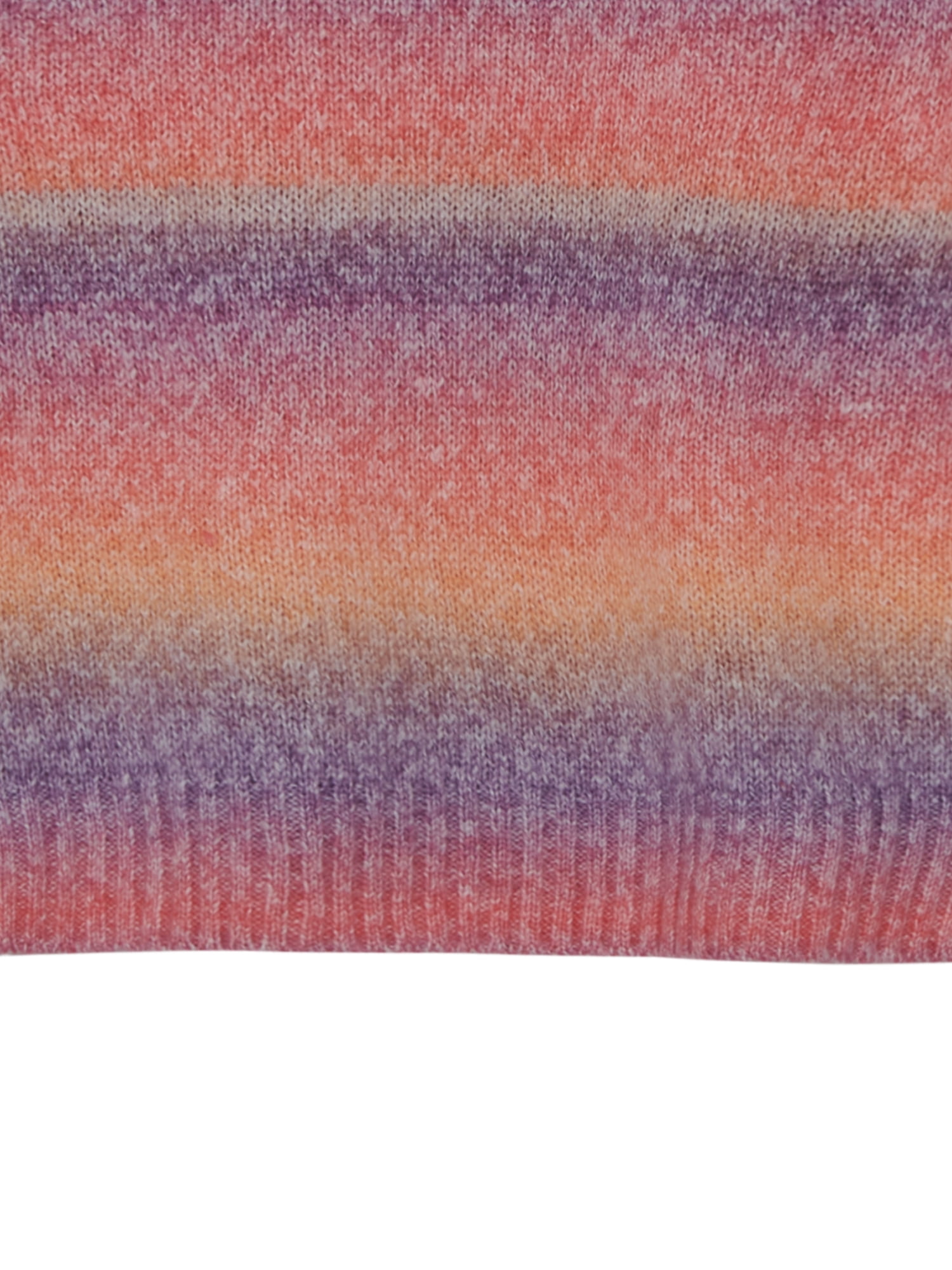 Planet Gold Girls Bow Print Ombre Sweater, Sizes 4-18