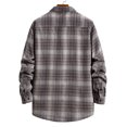 thumbnail image 5 of Men's Plaid Dress Shirts Long sleeve,Plaid Shirts,Flannel Plaid Shirt for Men Regular Fit Button Down Shirts Long Sleeve Casual Button Up Plaid Shirts Tops, 5 of 7