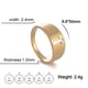 thumbnail image 1 of Anillos de pareja de acero inoxidable COOLTIME, anillo de compromiso con cruz sobrenatural de Color plateado para hombre y mujer, regalo de boda, joyería de moda Tan Jianjun  unisex, 1 of 2