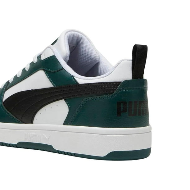Puma Rebound Puma Blancas Y Verdes Tenis Puma Rebound V6 Low Green
