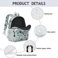 thumbnail image 4 of Black Corgi Backpack for School,Cute School Bag,Schoolbag with Adjustable Shoulder Straps & Padded Back,15"x11.42"x5.5", 4 of 6