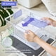 thumbnail image 5 of Organizador dispensador de latas de refresco para refrigerador, minisoportes para latas pop, almacenamiento de bebidas, ancho ajustable (1 paquete transparente), 5 of 5