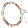 thumbnail image 4 of Alpaca 14.5 Inch Printing PVC Leather Car Wheel Cover Steering Wheel Cover Auto Accessories, 4 of 6
