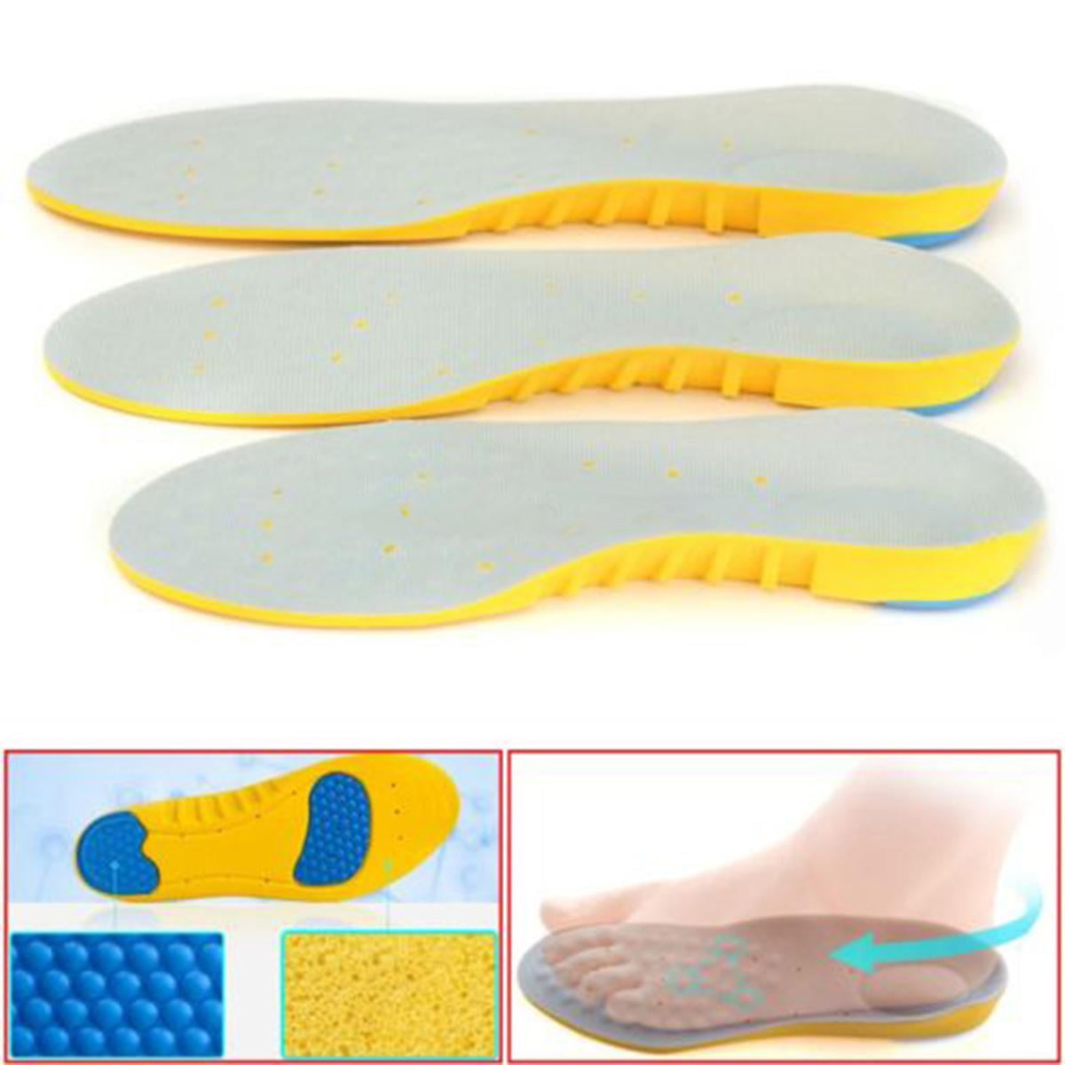 Memory Foam Shoe Insoles Insert Pads Orthotics Arch Pain Relief Support Cushion 