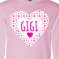 thumbnail image 4 of Inktastic Gigi Pink Valentine Hearts Long Sleeve T-Shirt, 4 of 5