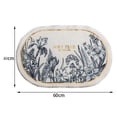 thumbnail image 5 of Youkk Bathroom Rugs Water Absorbent Floor Bath Mat Carpet Planter Oval 40x60cm 1Set, 5 of 5