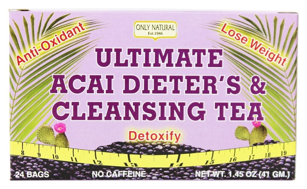 Only Natural - Ultimate Acai Dieter's & Cleansing Tea - 24 Tea Bags