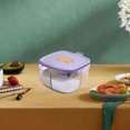 thumbnail image 4 of Recipientes de alimentos de cocina con tapas, recipientes de almacenamiento de alimentos con 4 compartimentos, elementos esenciales para el hogar para cereales, alimentos secos, harina y azúcar, 4 of 5