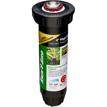 Rain Bird 22SAPROPR Pressure Regulating High-Efficiency Pro PRS pop-up Rotary Sprinkler, Black
