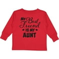 thumbnail image 3 of Inktastic My Best Friend is My Aunt with Hearts Boys or Girls Long Sleeve Toddler T-Shirt, 3 of 5