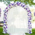 thumbnail image 4 of Hyindoor Wedding Garden Arch 7.87 x 4.59 x 1.25FT  Arbor Arch Trellis for Various Climbing Plant Balloon Party Decoration 2 Assembly Methods（White）, 4 of 8