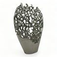 thumbnail image 3 of 14 inch Nickel Decorative Metal Flower Vase by 90210 Kitchen and Bath, 3 of 5
