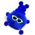 thumbnail image 4 of Imitación Rex pelo de conejo pequeña bola de carbón elfo coche llavero colgante lindo Mini muñeco de peluche bolsa adorno colgante, 4 of 8