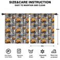 thumbnail image 2 of Blackout Kids Curtains,Gray Background Basketball Elements Pattern Childrens Insulated Curtains Set Of 2,Bedroom Essentials,Toddler Room Decor 52"x63", 2 of 5