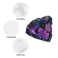thumbnail image 3 of Gaeub Starry Night Iris Field Print Unisex Knitted Hat,Warm Winter Beanie,Unisex Fashion Knit Cuffed Cap,Ski Hat for Men and Women, 3 of 6
