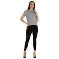 thumbnail image 5 of Inkmeso Womens Short Sleeves T-Shirt Drop Shoulder Round Neck Casual Summer T-Shirts, 5 of 7