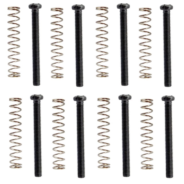 Tornillos de montaje de marco de Humbucker Yuyangstore Tornillos de marco Humbucker negro juego de 3 mm