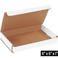 thumbnail image 2 of Box Partners Corrugated Mailers 8" x 5" x 1" White 50/Bundle M851, 2 of 3