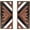 Brown-Black, variant on 2 Pcs Aztec Wall Decor With Wood Framed, 20.9x9.8 Inch Wooden Western Wall Art, Southwestern Boho Bathroom Bedroom Living Room Rustic Home Decoration