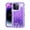 Purple, variant on YUNOVA for iPhone 15 Case Glitter Floating Liquid Shiny Quicksand Case for Women Girls Heavy Duty Shockproof Protective Case Hard PC Bumper Soft TPU Cover for iPhone 15