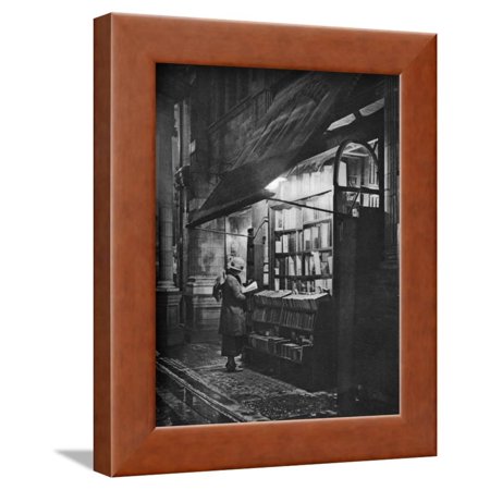 A Bookshop in Bloomsbury, London, 1926-1927 Framed Print Wall Art By HW