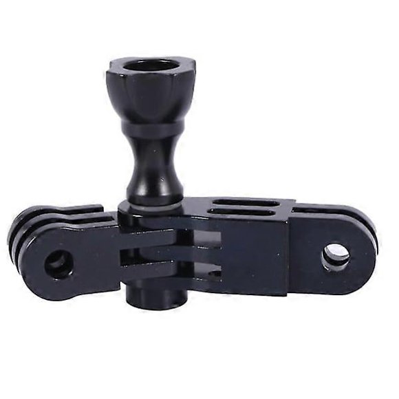 CNC-Milled Aluminum Alloy Three-Way Pivot Arm Mount Adapter for Hero 1 2 3 3+ 4 5 Session/for //Gitup Spo
