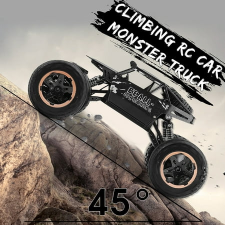 1:16 2.4G 4WD 15KM/H RC Off-Road Truck Vehicle Buggy Crawler Climbing Car Toy Kids Childrens Day Birthday