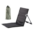 thumbnail image 1 of Portable Beach Mat Lounger Chair Adjustable Reclining Back Beach Lounger for Sunbathing Camping Beach, 1 of 5