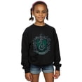 thumbnail image 2 of Harry Potter Girls Slytherin Cotton Sweatshirt, 2 of 7
