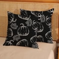 thumbnail image 4 of Fall Pillow Covers 16x16 Black Cream Pumpkin Decor Throw Pillows Case for Couch Maple Leaves Autumn Harvest Thanksgiving Farmhouse Outdoor Decorative Cushion Cases for Sofa Bed Set of 2, 4 of 6