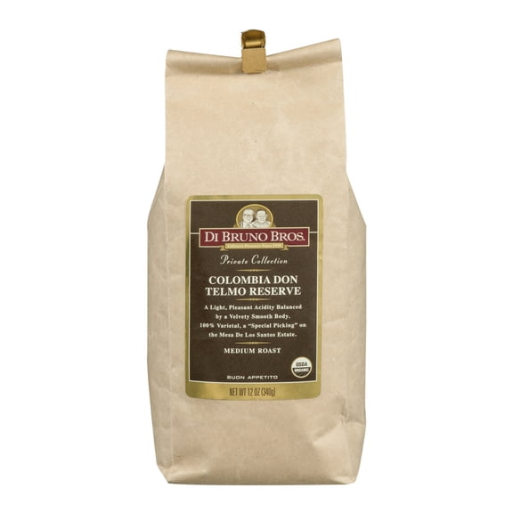 Di Bruno Bros. Colombia Don Telmo Reserve Coffee Beans Medium Roast, 12.0 OZ