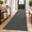 Dark Grey-2' x 10' (Rectangular), variant on Clear Runner Rug For Hallway 2'x20' No Slip Waterproof Kitchen Floor Mat