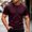 Wine, variant on Liweisiy Men's Textured Henley T-Shirt Short Sleeve Notch Neck Solid Color Tees Casual Athletic Summer Tops Wine 2XL