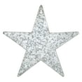 thumbnail image 2 of VHC Brands Patriotic Faceted Metal Star Galvanized Wall Hanging w/Pocket 12x12, Independence Day Decor, American Star with display pocket, Distressed Appearance Wall Hanging, Star Shape, Grey, 2 of 6