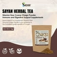 thumbnail image 2 of Sayan Herbal Tea, Siberian Raw Coarse Chaga Powder, Immune and Digestive Support Supplements (2.2 lb), 2 of 7