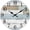 Blue, variant on Wall Clock Battery Operated 8 Inch Silent Non Ticking Coastal Design Country Rustic Retro Decorative for Bathroom Kitchen Living Room Bedroom